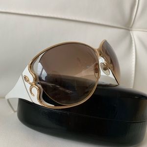 Roberto Cavalli sunglasses w/ encrusted Swarovski